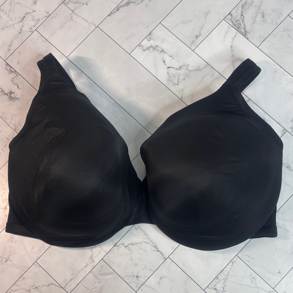 NWOT Cacique Lane Bryant Womans Bra Black Full Coverage UNDERWIRE 42F